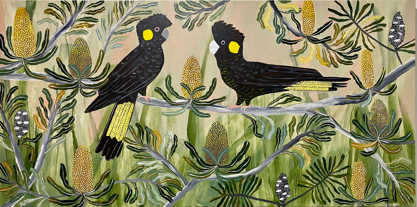 Black Cockatoo Couple black #6