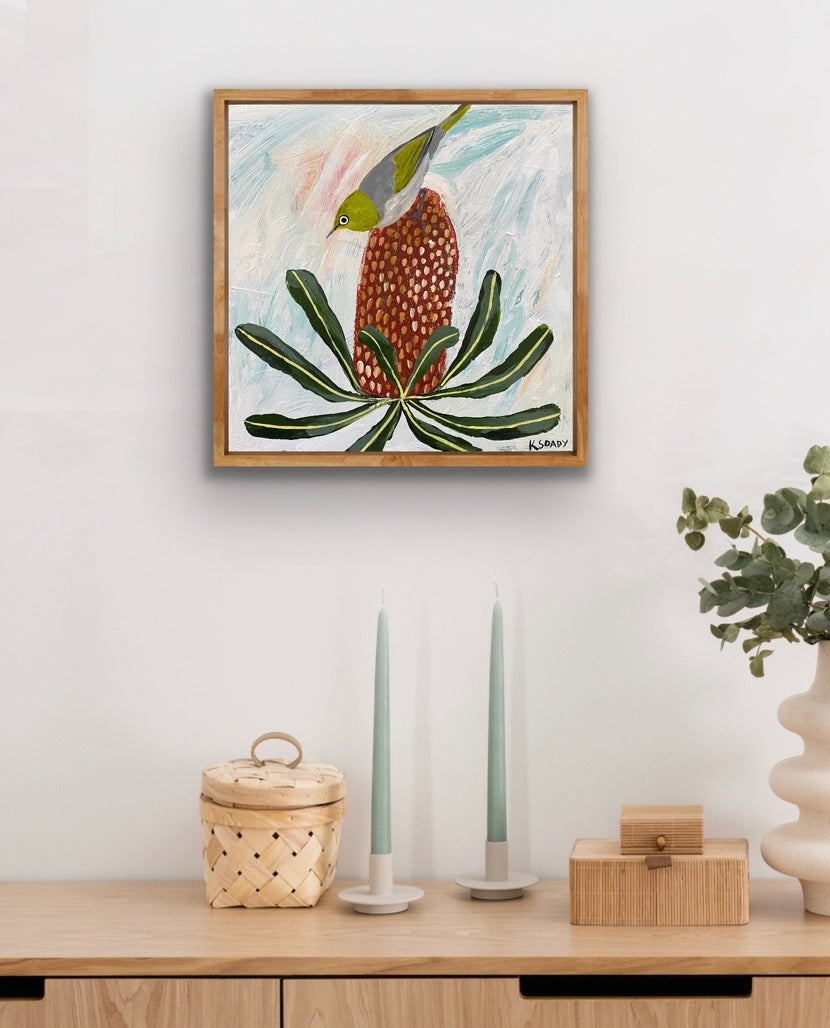 Silvereye & Banksia