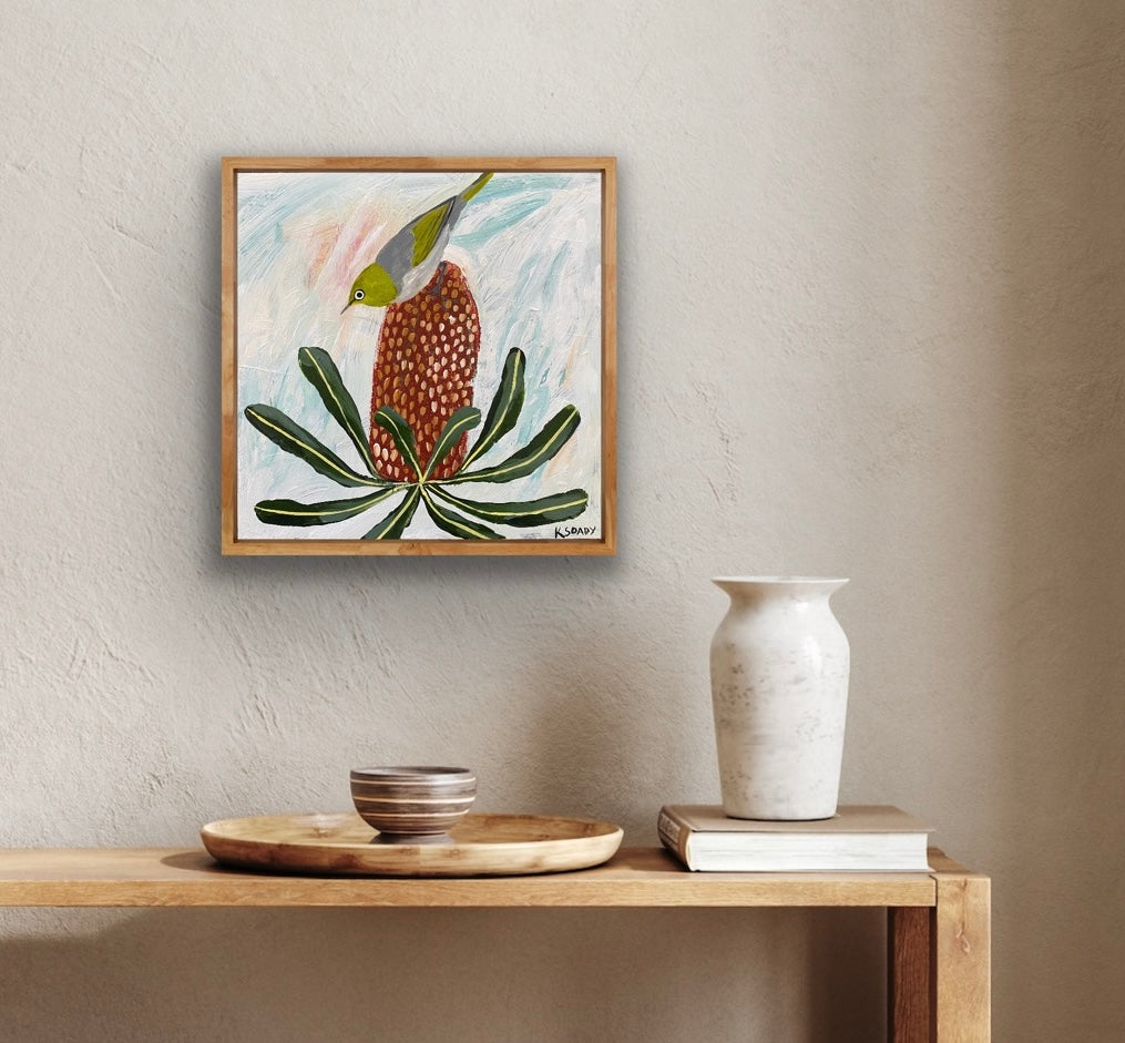 Silvereye & Banksia