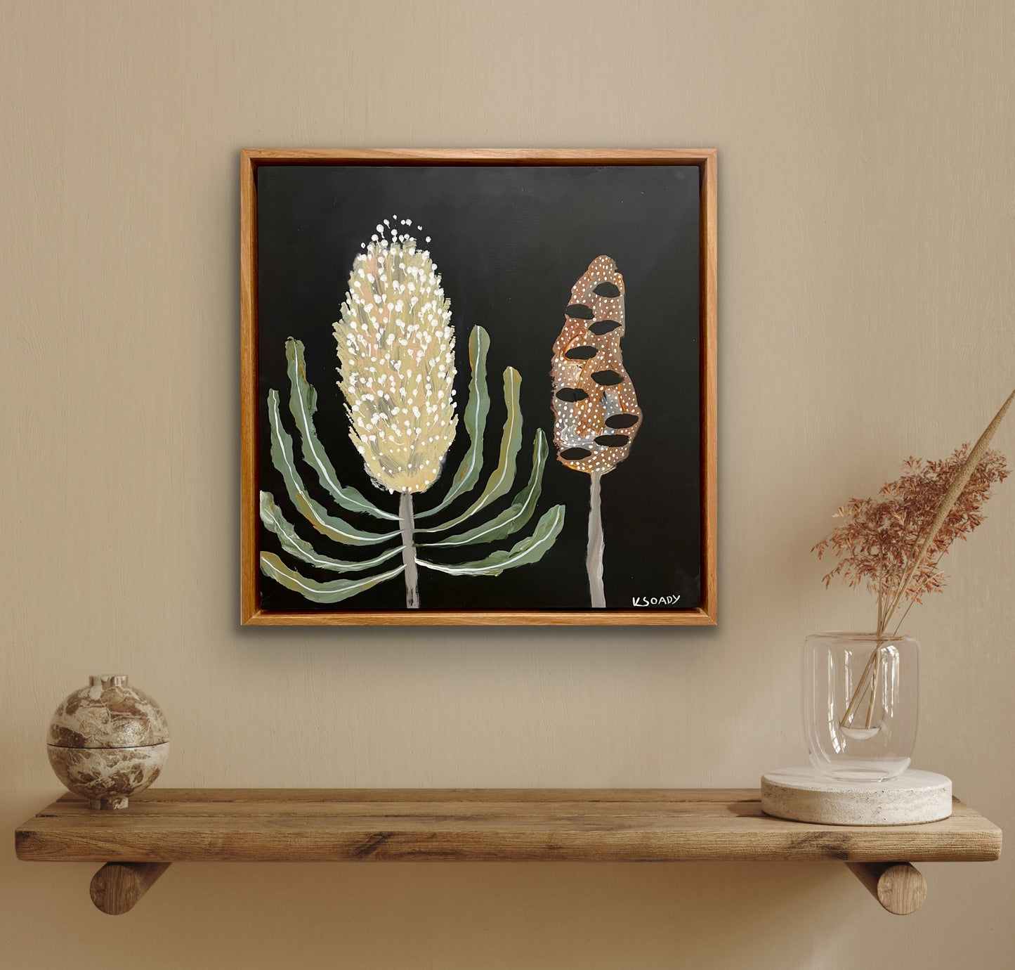 Midnight Banksia and Pod #2