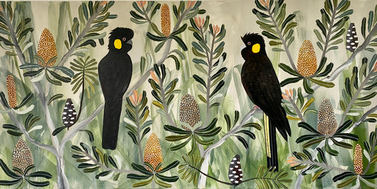 Black Cockatoos in The Banksia #7