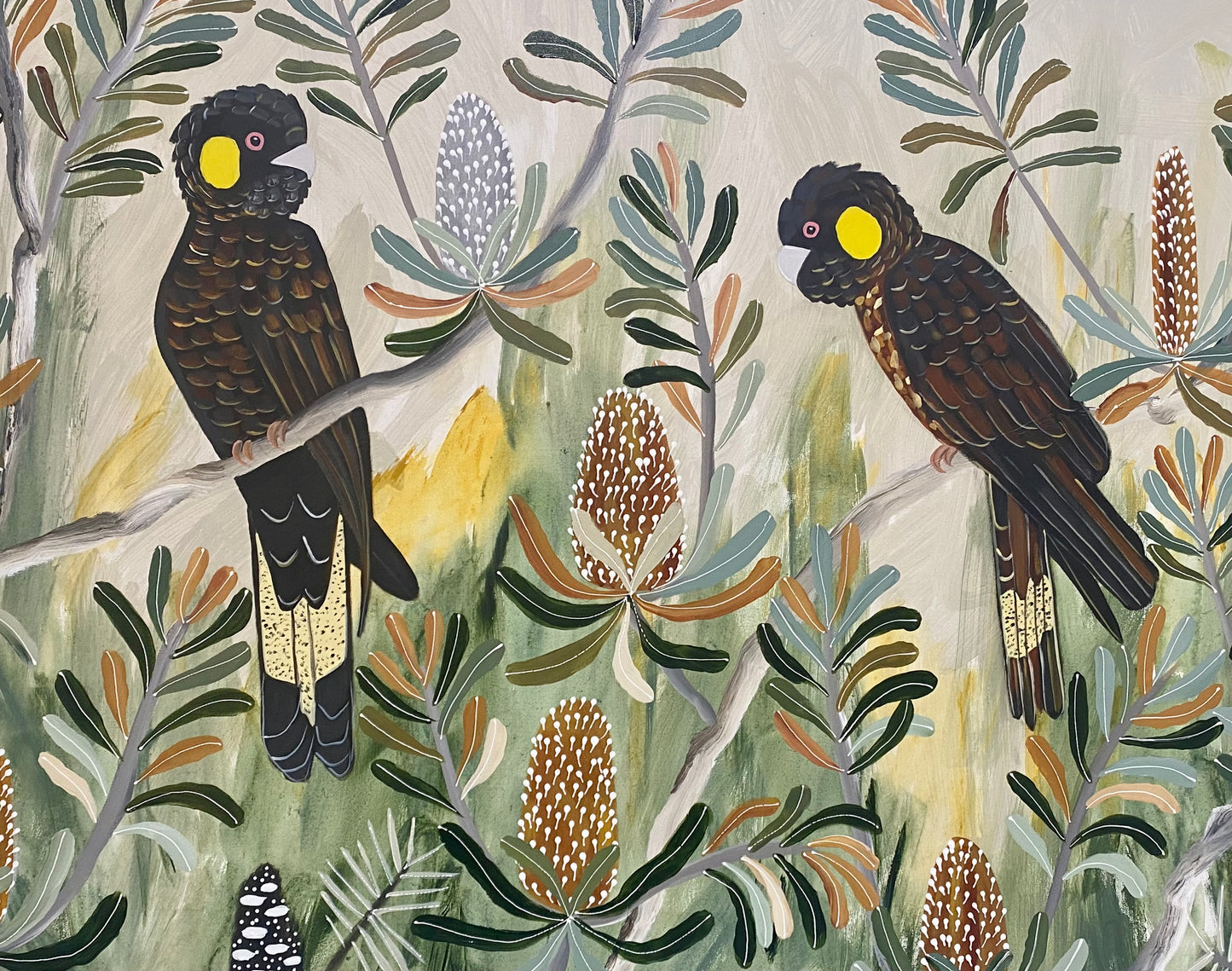 Dawn Black Cockatoos #1