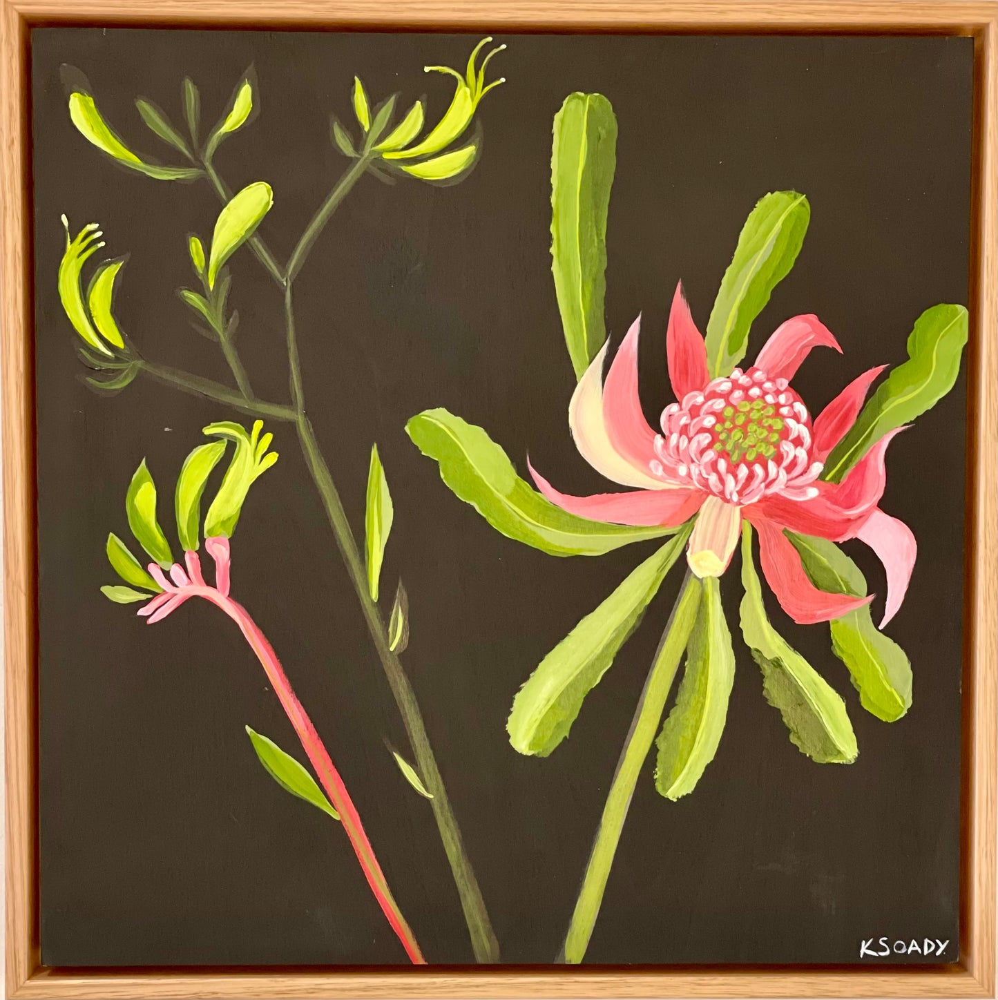 Waratah and kangaroo Paw