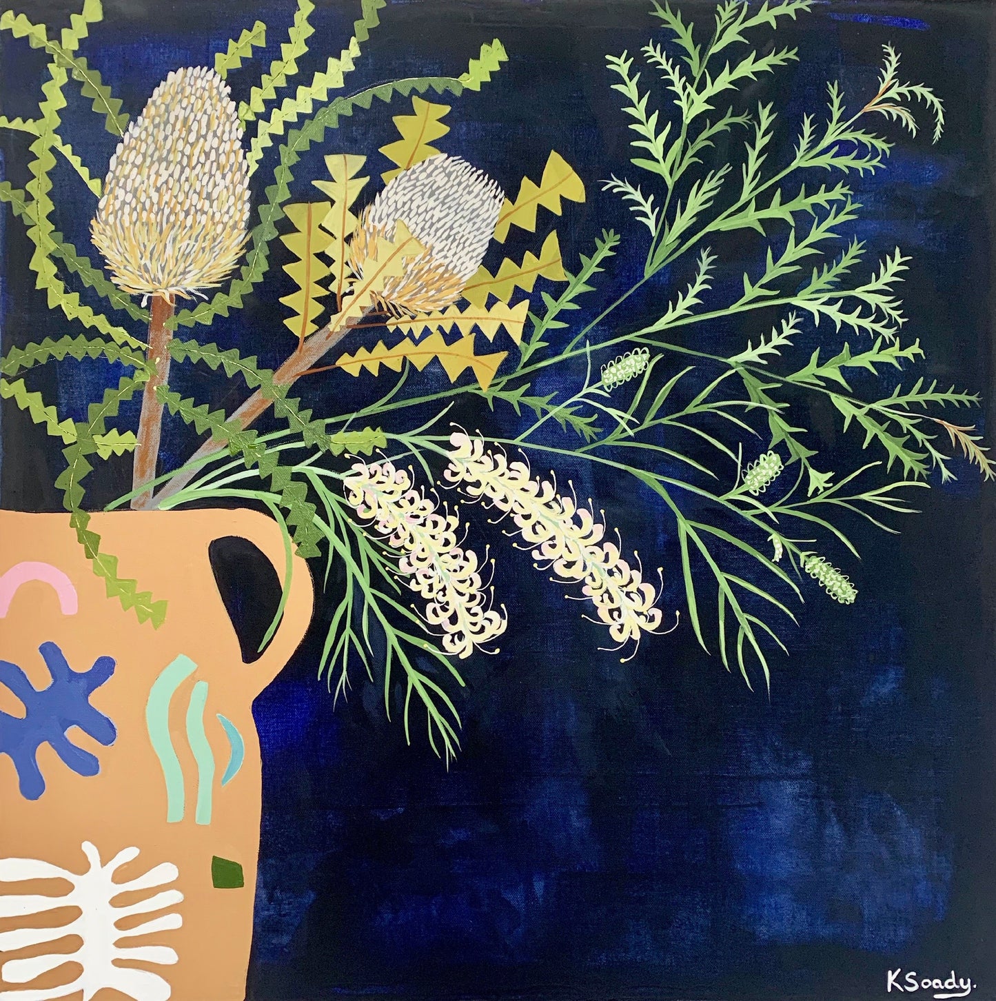 Matisse Vase with Natives