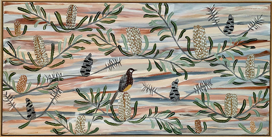 Banksia and Wattlebird