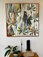 Load image into Gallery viewer, Black Cockatoo Abstract