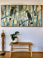 Load image into Gallery viewer, Black Cockatoos in the Natives #3