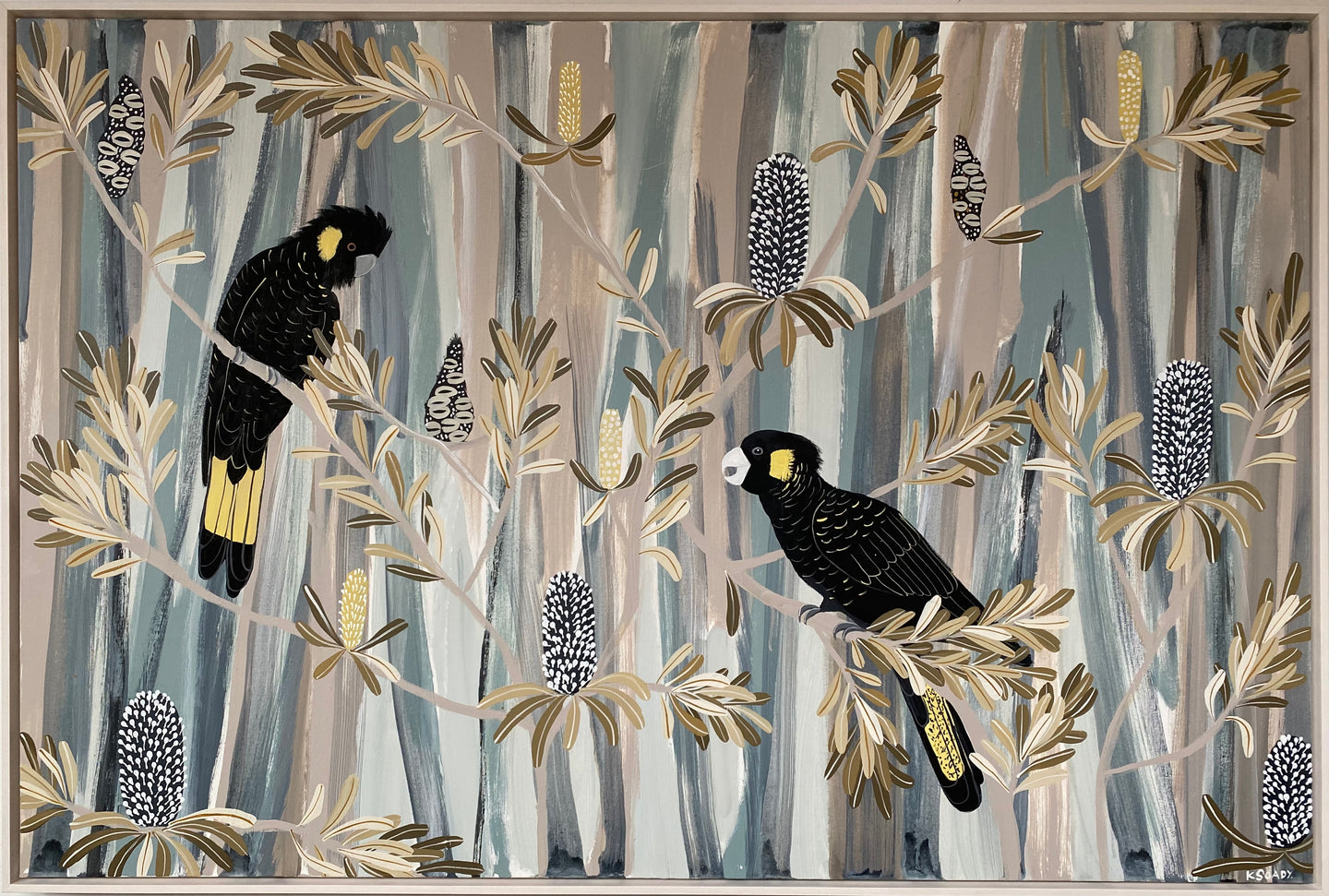 Winter Black Cockatoos