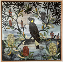 Load image into Gallery viewer, Black Cockatoos Dusk #2