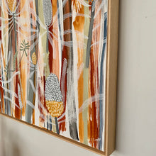 Load image into Gallery viewer, Bright Day Banksia #2 - framed in Oak