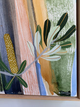 Load image into Gallery viewer, Yellow Honeyeaters in the Banksia