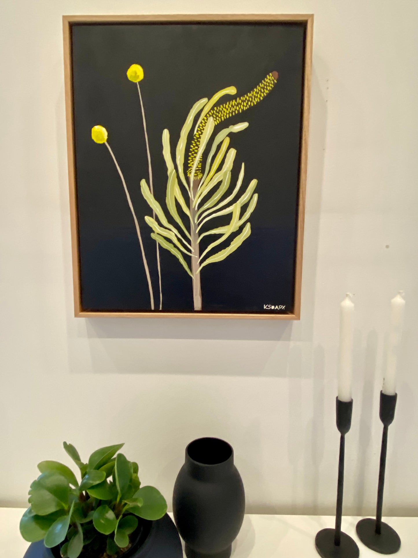Billy Buttons and Banksia #3